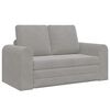 vidaXL Divano letto Grigio chiaro 148 x 71 x 83 cm Velluto