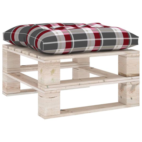 vidaXL Set Salotto Giardino su Pallet Cuscini 6 pz in Legno di Pino
