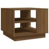 vidaXL Tavolino da Salotto Rovere Marrone 55x55x43 cm in Truciolato