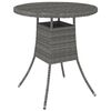 vidaXL Set Divani da Giardino 9 pz con Cuscini in Polyrattan Grigio