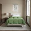vidaXL Duvet Estivo Trapuntato Verde 135 x 200 cm Microfibra
