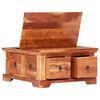vidaXL Tavolino da Salotto 66x70x35 cm in Legno Massello di Acacia