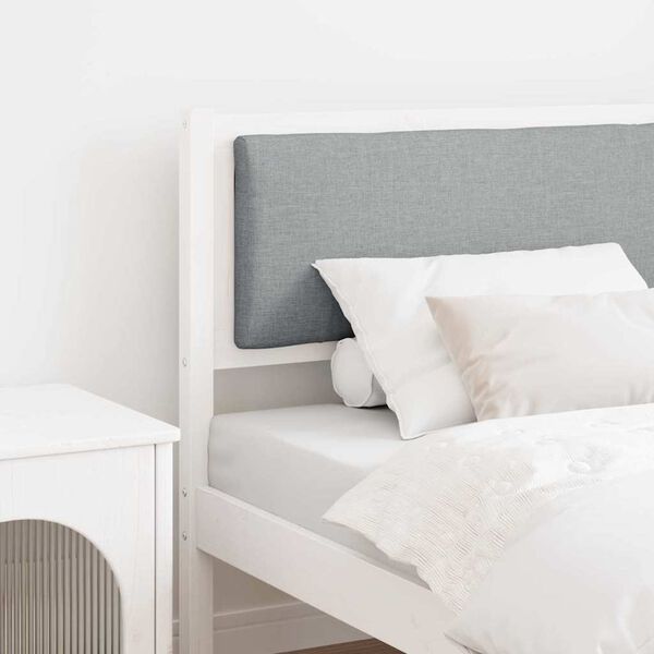 vidaXL Testiera Altro Bianco 90 cm Legno di pino massello