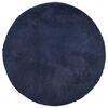 vidaXL Tappeto Shaggy a Pelo Lungo NAVARRA Blu Marino 120x120 cm