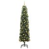 vidaXL Albero di Natale artificiale con 300 LED Verde 180 cm