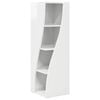 vidaXL Mobile angolare Bianco Lucido 32x32x102cm Legno multistrato