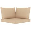 vidaXL Set Divani da Giardino 12 pz con Cuscini Beige