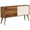 vidaXL Credenza in Legno Massello di Acacia 118x30x66 cm