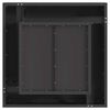 vidaXL Focolare Nero 60 x 60 x 30 cm Acciaio