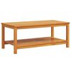 vidaXL Tavolo laterale Olio Naturale 110 x 55 x 45 cm