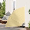 vidaXL Schermo di Privacy per Balcone Sabbia 140 x 140 cm Poliestere