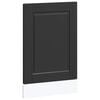 vidaXL Pannello Lavastoviglie Porto Nero 45x1,5x57 cm in Truciolato