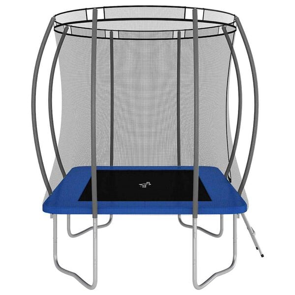 vidaXL Set Trampolino Rettangolare 274x183x76 cm 150 kg