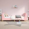 vidaXL Struttura letto bambini con testata Rosa 90 x 200 cm