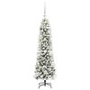 vidaXL Albero di Natale artificiale con 150 LED Bianco 120 cm
