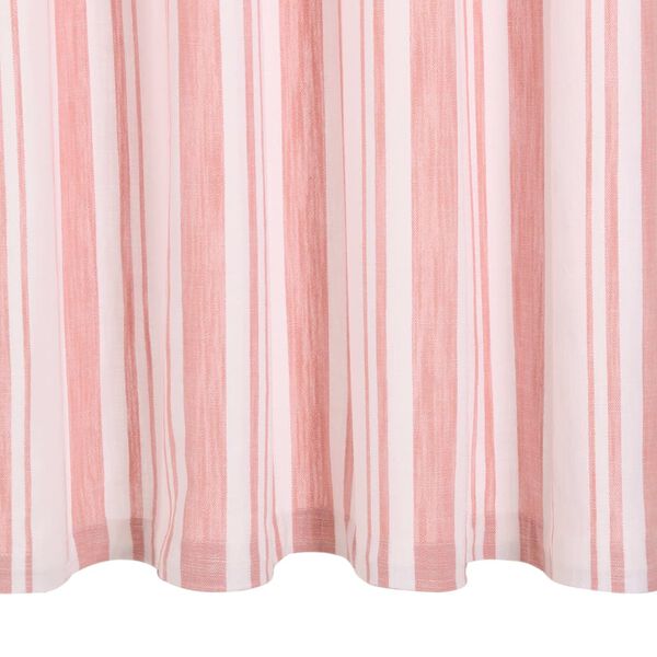vidaXL Tende con Anelli in Metallo 2pz Cotone 140x225cm Rosa a Strisce