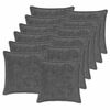vidaXL Federa 12 pz HOUTEN Grigio Scuro 45 x 45 cm
