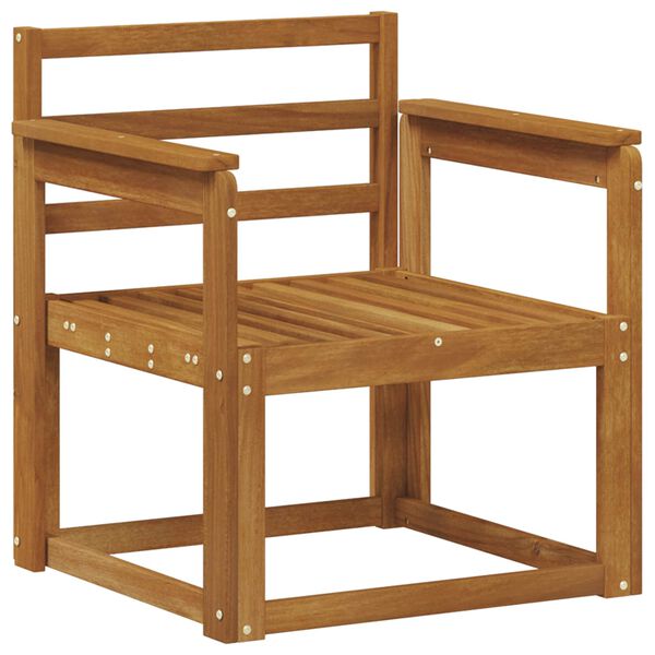 vidaXL Divano da esterno Legno di Acacia Massello Naturale