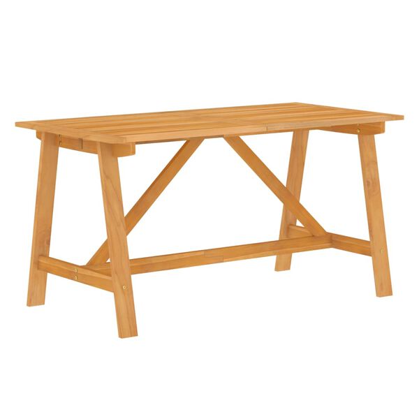 vidaXL Set Mobili da Pranzo per Giardino 7 pz Legno Massello di Acacia