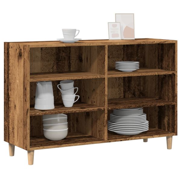 vidaXL Credenza Legno Antico 103,5x35x70 cm in Truciolato