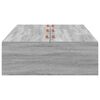 vidaXL Struttura letto con contenitore Grigio Sonoma 100 x 200 cm