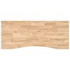 vidaXL Piano Scrivania 120x60x2,5 cm Rovere Massello Non Trattato