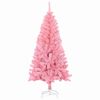 vidaXL Albero di Natale con 150 LED con supporto Rosa 120 cm PVC