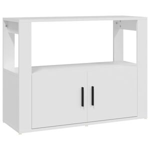 vidaXL Credenza Bianca 80x30x60 cm in Legno Multistrato