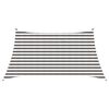 vidaXL Telo Ombra Grigio chiaro e bianco 3 / 4 x 2 m HDPE