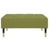 vidaXL Poggiapiedi Verde Chiaro 78x56x32 cm in Velluto