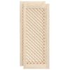 vidaXL Ante con Design a Reticolo 2 pz 39,5x99 cm in Legno di Pino