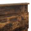 vidaXL Struttura del letto Rovere fum&eacute; 120 x 190 cm Legno multistrato