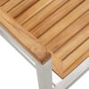 vidaXL Setdapranzodagiardino 5 pcs Teak solido