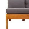 vidaXL Set Divano da Giardino 6 pz con Cuscini in Massello di Acacia