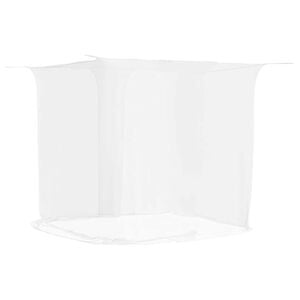 vidaXL Zanzariera Sospesa 156 Rete Bianca 220x100x150 cm