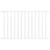 vidaXL Pannello di recinzione Woerden in acciaio verniciato a polvere 163x117 cm Bianco