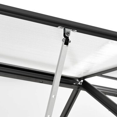 vidaXL Serra Antracite in Alluminio 2,47 m²
