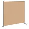vidaXL Divider Stanza a 2 Pannelli Beige 348 x 180 cm Tessuto