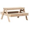 vidaXL Tavolo da Picnic per Bambini 88x97x52 cm Legno Massello di Pino
