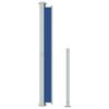 vidaXL Tenda Laterale Retrattile per Patio 180x500 cm Blu