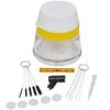 vidaXL Set 3-in-1 per Pulizia Aerografo
