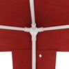 vidaXL Tenda Party Rosso 600 x 300 x 255 cm PE e Acciaio