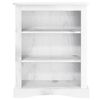 vidaXL Libreria a 3 Ripiani Pino Messicano Corona Bianco 81x29x100 cm