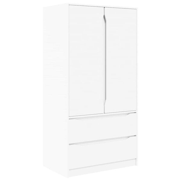 vidaXL Armadietto Bianco 79,5 x 49 x 156 cm Legno ingegnerizzato