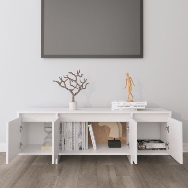 vidaXL Mobile TV Bianco 120x30x40,5 cm in Truciolato