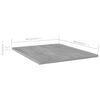 vidaXL Ripiani per Libreria 4pz Grigio Cemento 40x50x1,5cm Multistrato