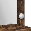 vidaXL Tavolo da Trucco Rovere fum&eacute; 50 x 41 x 135 cm Legno multistrato