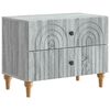 vidaXL Armadio da Notte con cassetto Grigio Sonoma 62 x 34,5 x 48 cm