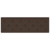 vidaXL Pannelli Murali 12 pz Marroni 90x30 cm in Similpelle 3,24 m&sup2;