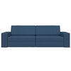 vidaXL Divano letto Blu navy 245 x 78 x 77 cm Tessuto